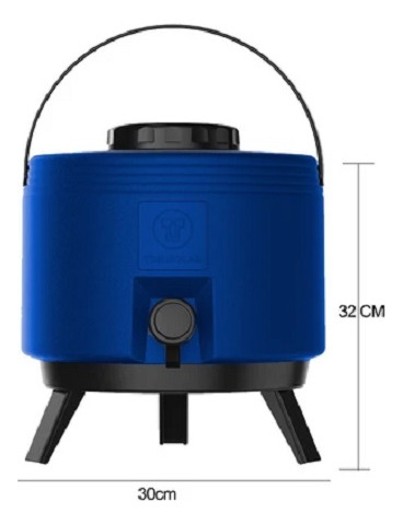 Botijão Térmico Maxitermo 6 Litros - Azul - 55919 - Termolar