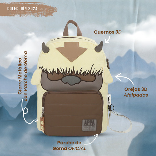 Mochila Appa Yip Yip Avatar Por Yadatex