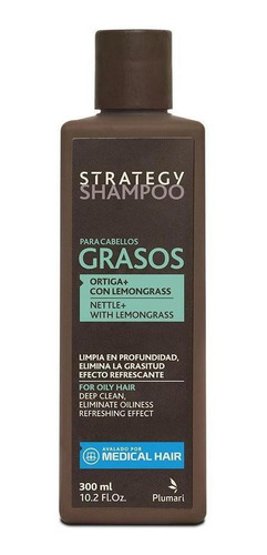 Imagen 1 de 6 de Strategy Shampoo Cabellos Grasos