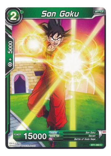 Cartas Dragon Ball Tcg Son Goku Bt1 060 Darkside Tcg