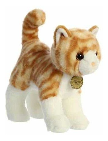 Peluche Aurora. Miyoni. Gato Tabby