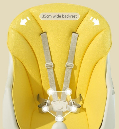 Imagen 5 de 10 de Silla Comedor Bebe 3en1 Portatil Kidshop Baby