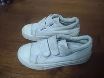 Comprar Zapatillas Lona Cheeky No 30 Abrojos Velcro Blancas Colegial