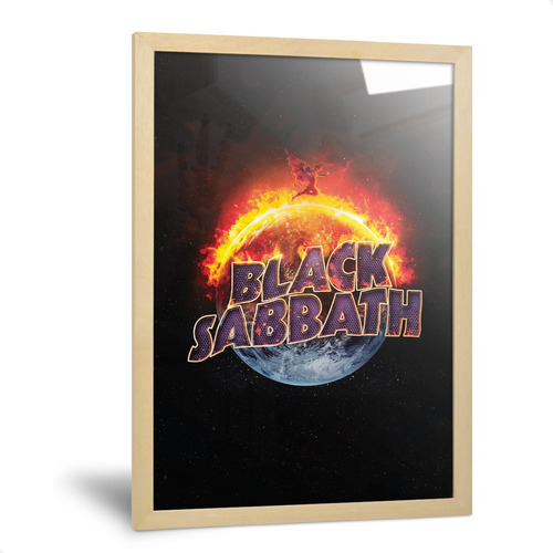 Cuadro Ozzy Osbourne Black Sabbath Rock Heavy Metal 35x50cm