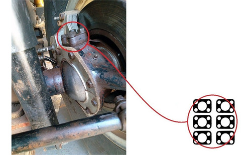 Imagem 2 de 4 de Reparo Calço Do Munhão Willys /rural F-75