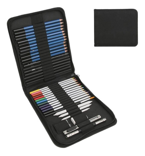 Kit De 41 Lápices De Madera Para Dibujar, Para Estudiantes D