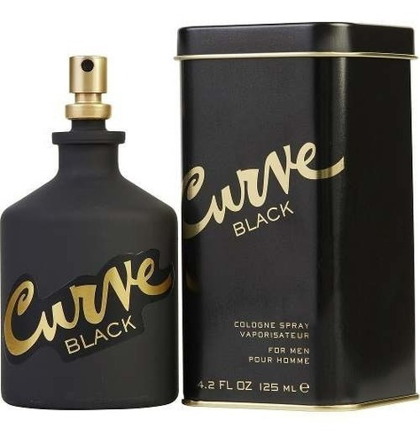Spray de colônia Curve Black Caballero Liz Claiborne 125