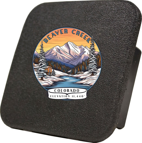 Beaver Creek Colorado Design Souvenir Cubierta Enganche Goma