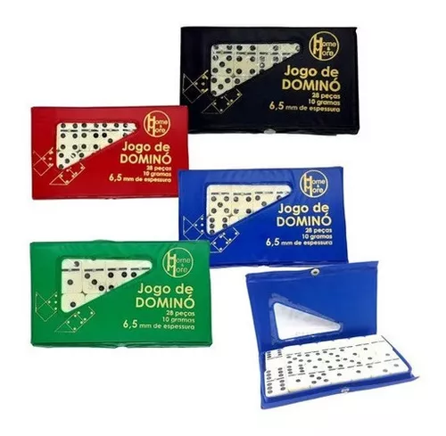 Domino Profissional De Osso Com 28 Pecas 5mm Art Game – Papelaria