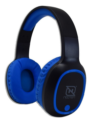 Auriculares Pro Nbh-04 Necnon Color Azul /v Color Negro/Azul
