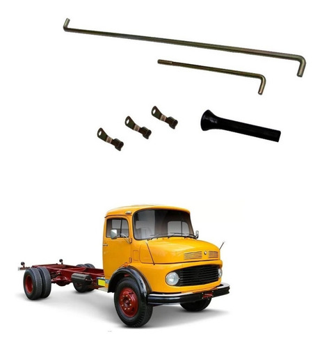 Kit Maçaneta Fechadura Vareta Haste Porta Mb 1113 1313 2213