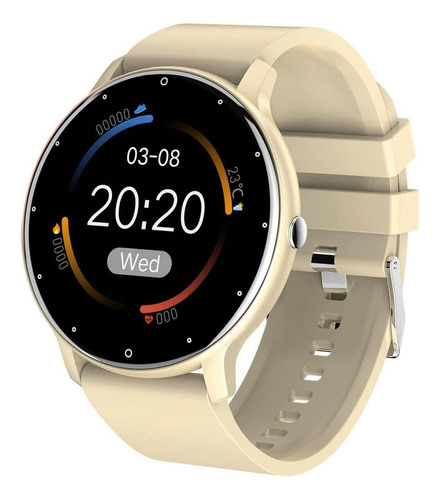 Reloj Inteligente Tactil Smartwatch Linkon Android Ios Color De La Caja Dorado Color Del Bisel Dorado