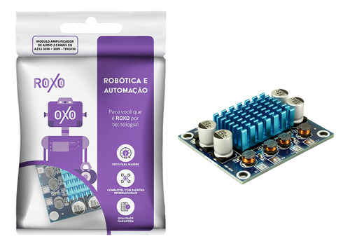 Módulo Amplificador Áudio 2 Canais Xh-a232 30w + 30w Tpa3110