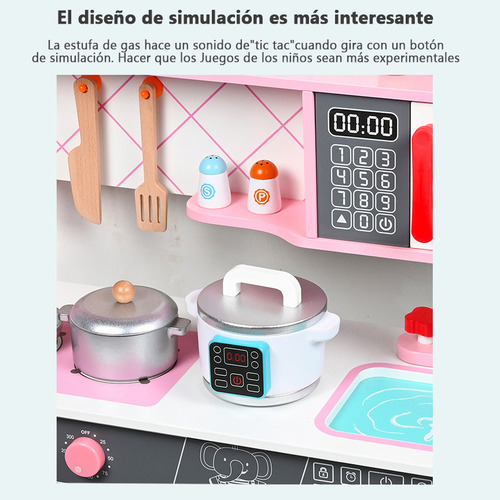 Cocinitas Juguete Para Ninas Con Horno De Madera Simulados