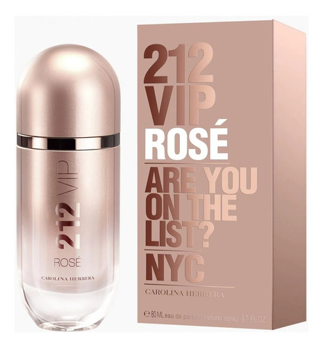 Perfume Importado 212 Vip Rose Edp 125ml Carolina Herrera 