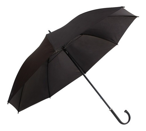 Guarda Chuva Portaria Grande Automático Resistente Reforçado Cor Preto