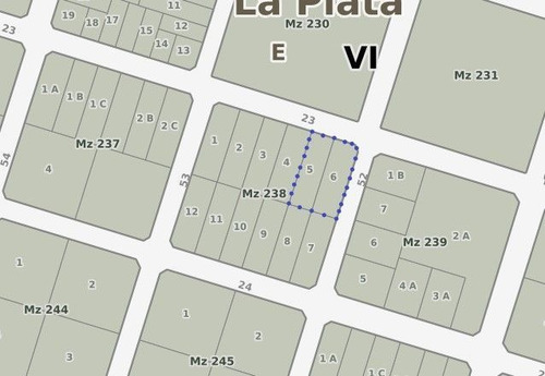 Imagen 2 de 4 de Dos Parcelas Linderas A Esquina En Villa Elisa A La Venta