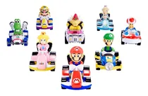 Comprar Pack 8 Carritos Vehículos Mario Kart A Presión Escala 1:64 N