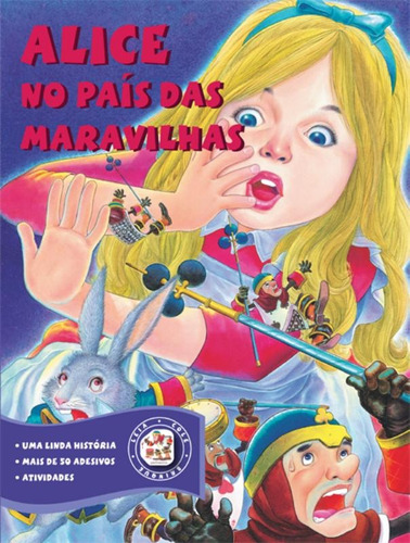 Alice no País das Maravilhas: Adesivos, de Zastras a. Editora Brasil Franchising Participações Ltda em português, 2010