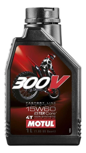 Aceite Motul 300v 15w60 4t 100% Sintético Original