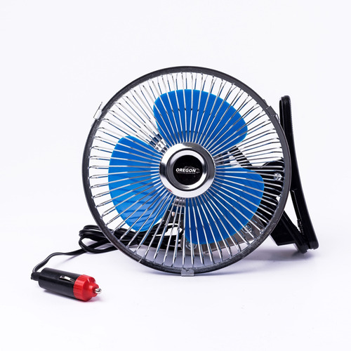 Ventilador Metalico 6  Oregon 12v Universal Con Clip Autos