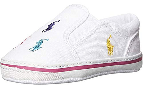 Polo Ralph Lauren Baby Girl's Bal Harbour Repeat Soft Sole (