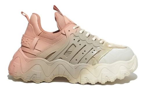 Imagen 2 de 4 de Zapatillas Enjoy Tiza/rosa