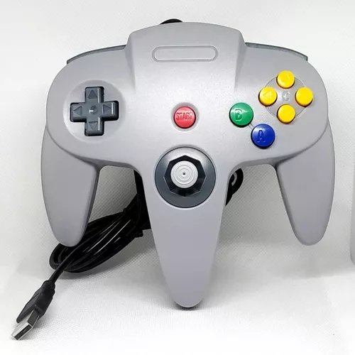 Controle Classico Nintendo 64 Usb Com Fio, Pc,mac E Switch ! - R$ 130