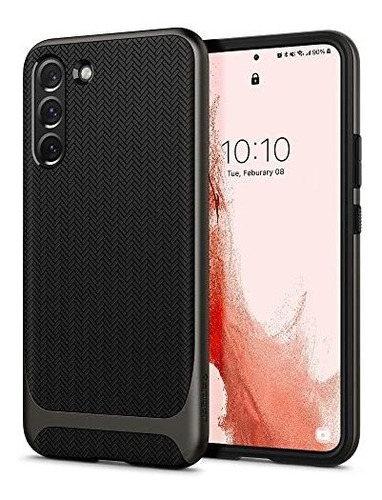 Funda Para Samsung S22 Spigen Neo Hybrid Gunmetal 