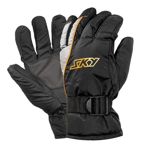 Imagem 2 de 2 de Luva Motosky Impermeavel Preta G