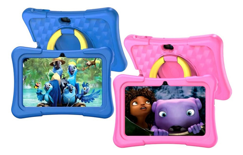 Tablet Para Niños Resistente Foami Android 11 Google Play Azul