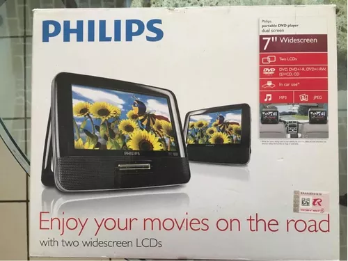 Dvd Doble Pantalla Philips Ideal Para Auto C Juegos | Cuotas sin interés