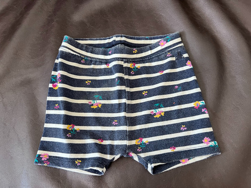 Short Niña Rayado Importado Baby Gap Talle 18/24meses