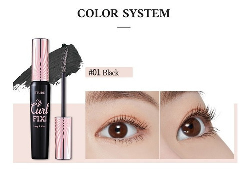 Lash Perm Curl Fix Mascara Long & Curl Cosmético Coreano
