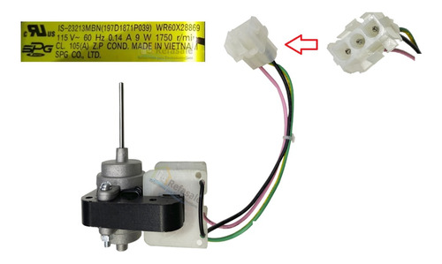 Motor Ventilador Condensador Refrigerad Mabe Ge 197d1871p039