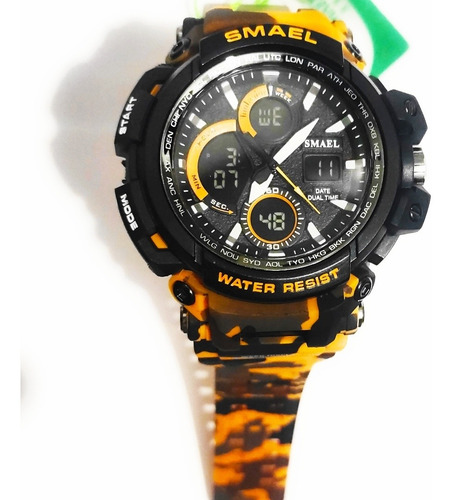 Relógio Masculino Smael 1708 Camuflado Esportivo Original