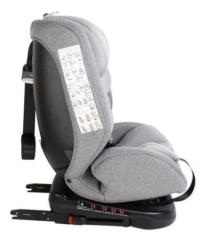 Autoasiento Para Bebé Luke Gira 360° Lifestyle By Infanti Color Negro