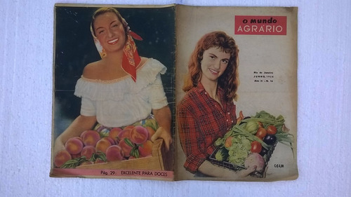 Revista Antiga O Mundo Agrário Junho 1954 Ano 2 Número 16