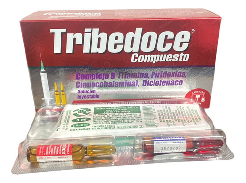 Tribedoce Compuesto Complejo B Con Diclofenaco 3 Kits