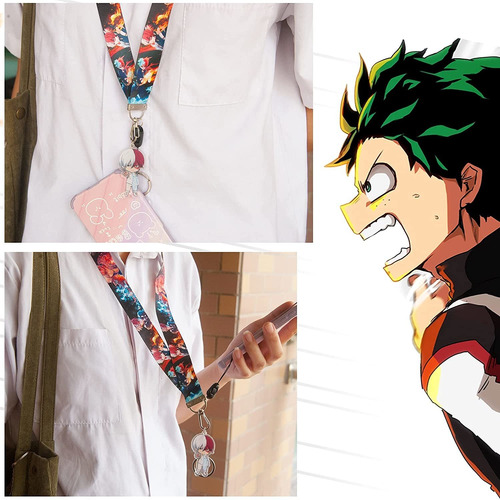 Gtotd Anime Academia Lanyard (c) Con Soporte De Identificaci