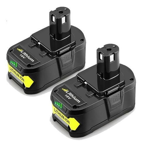 2 Baterías Para Ryobi 18v De 6.0ah Compatible One+ Pila P106