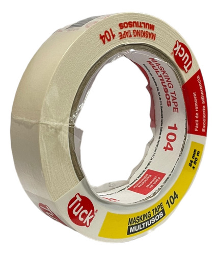 Cinta Pintor Tuck 104 Masking Tape P/ Enmascarar 24mm X 50m