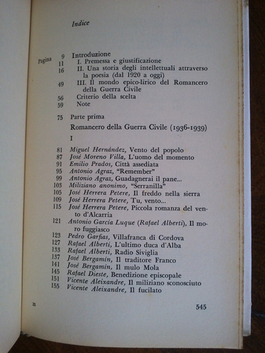 Imagen 3 de 5 de Romancero Della Resistenza Spagnola 1936-1959 - Puccini