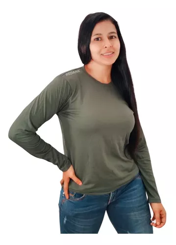 Camiseta manga larga de mujer 220 gr