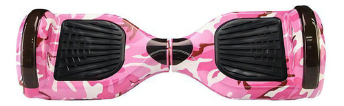 Hoverboard Overboard Skate Elétrico Led Rosa Camuflado