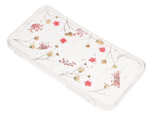 Elegante Funda Con Diseño De Flores Preservadas Para iPhone