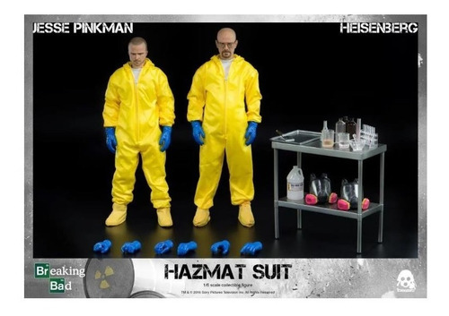 Threezero Breaking Bad Walter White E Jesse Pinkman Hazmat