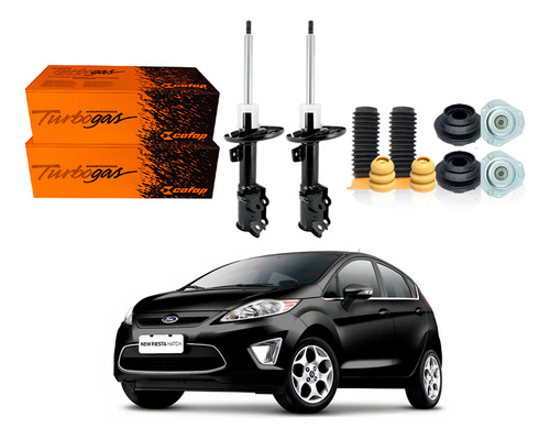 Kit Amortecedor Dianteiro, Ford New Fiesta Mexicano 1.6 2011