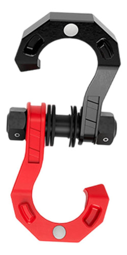 Manilha Dividida Com Anel D, Manilha Preto Vermelho