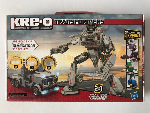 Megatron Transformers Kre-o Set 30688 310 Piezas Kreo Origin 310 (Usado)